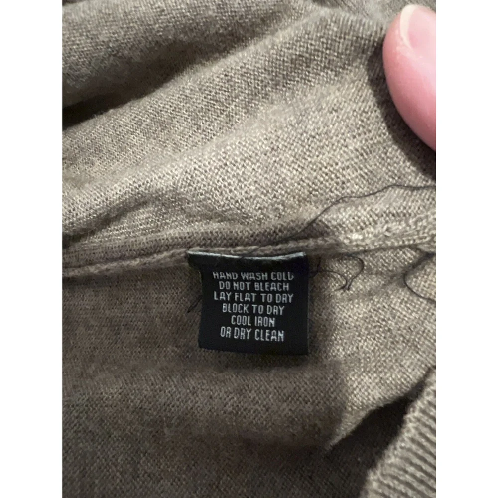 Toscano Firenze 100% Merino Wool Brown Jacket Size C Large Made In Tunisia - Picture 3 of 6